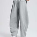 Mens Baggy Barrel Sweatpants — Wide Leg & Drawstring