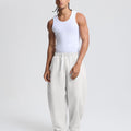 Mens Baggy Barrel Sweatpants — Wide Leg & Drawstring