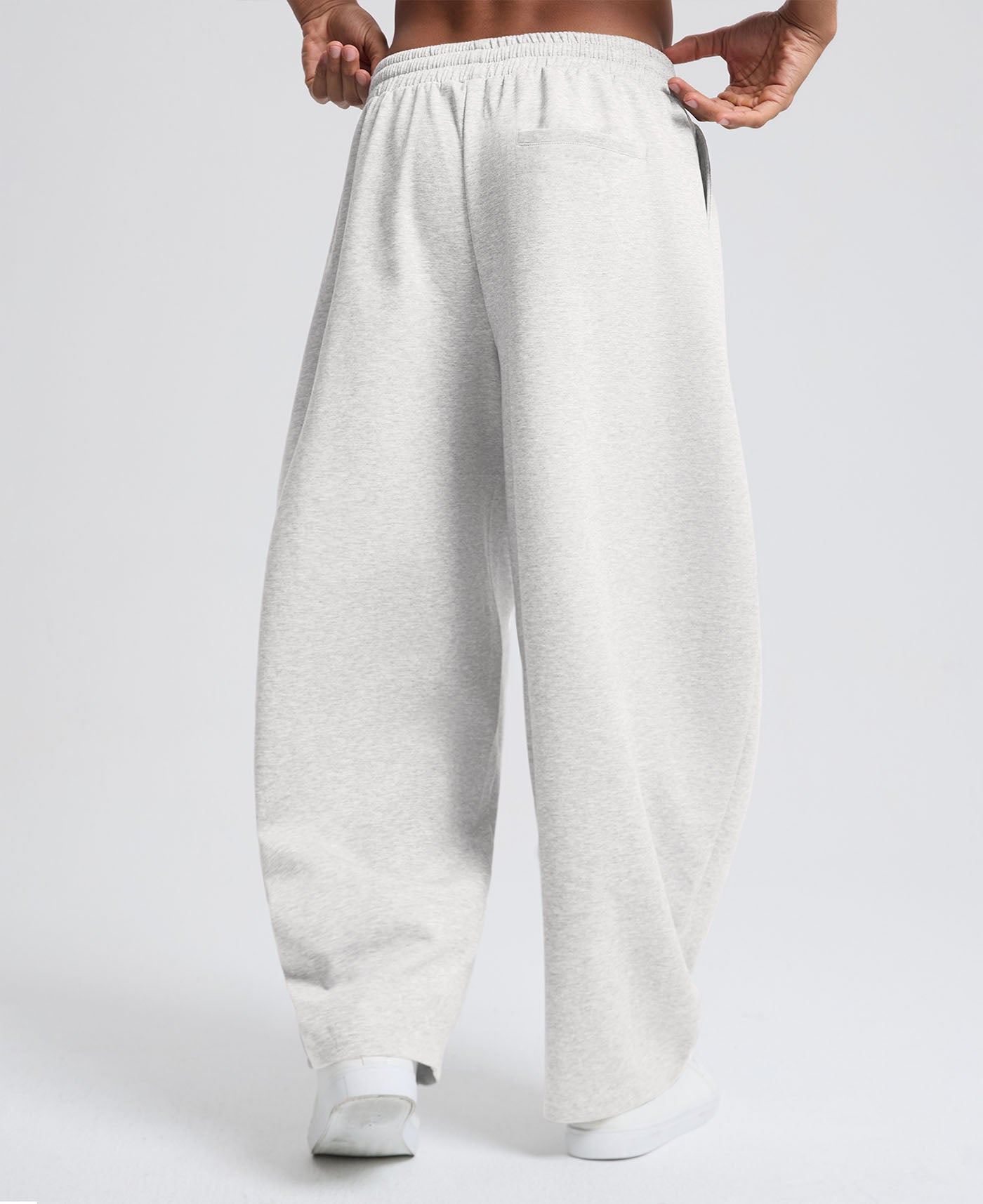 Mens Baggy Barrel Sweatpants — Wide Leg & Drawstring