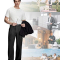 Versatile enough for weddings, office, dates, or weekend hangs¡ªthese black wide-leg pants adapt to every occasion.