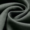 Susclude mens baggy pleated dress pants button dark grey swatch