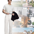 Versatile enough for weddings, office, dates, or weekend hangs¡ªthese white wide-leg pants adapt to every occasion.