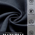 96% polyester , 4% spandex fabric, stretchy, breathable, skin-friendly, and wrinkle-resistant for all-day wear.