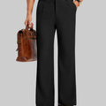 Mens Bootcut Casual Dress Pants — Wide Leg & Drawstring