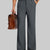 Mens Bootcut Casual Dress Pants — Wide Leg & Drawstring