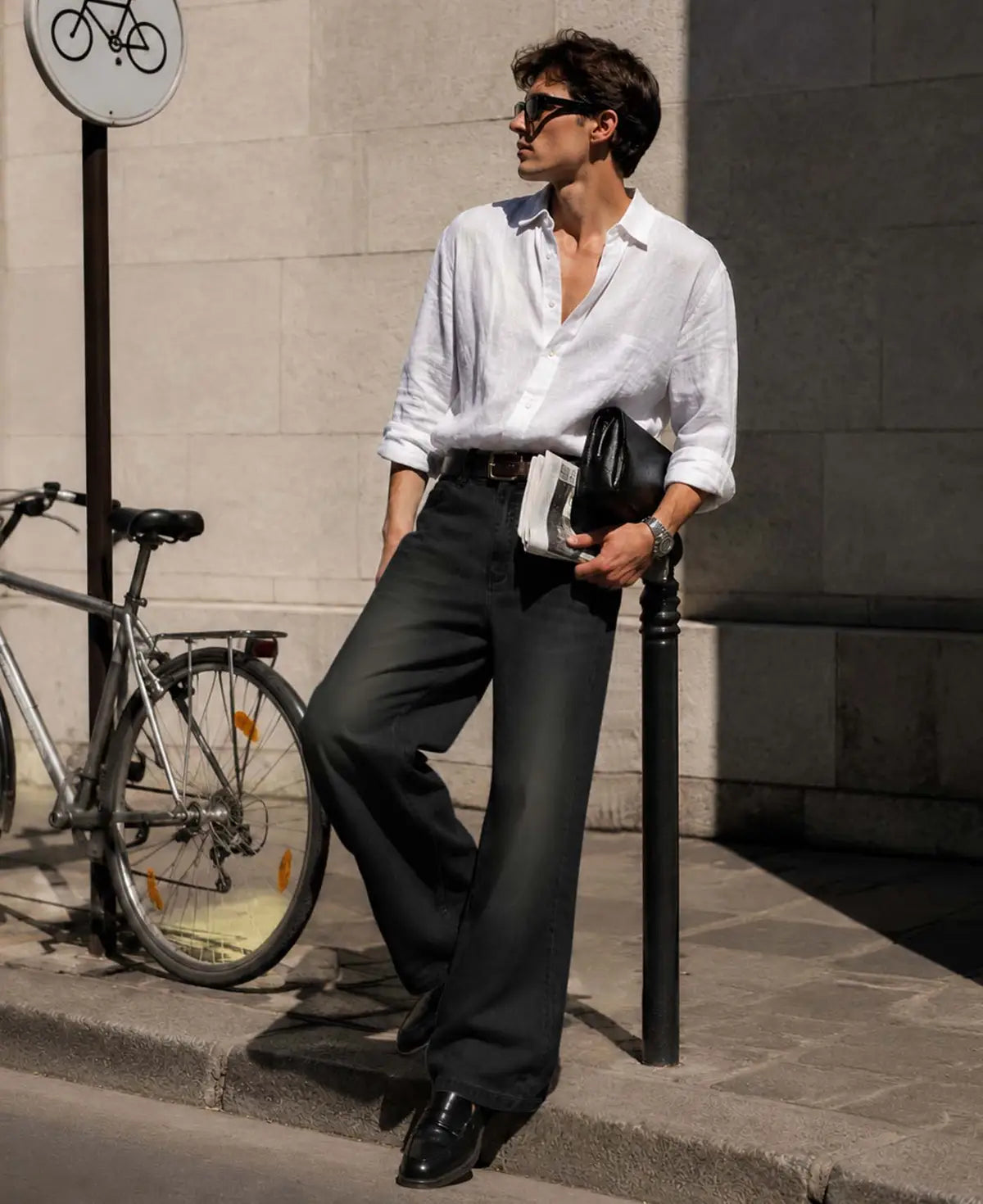 Mens Bootcut Jeans— Wide Leg & Stretch