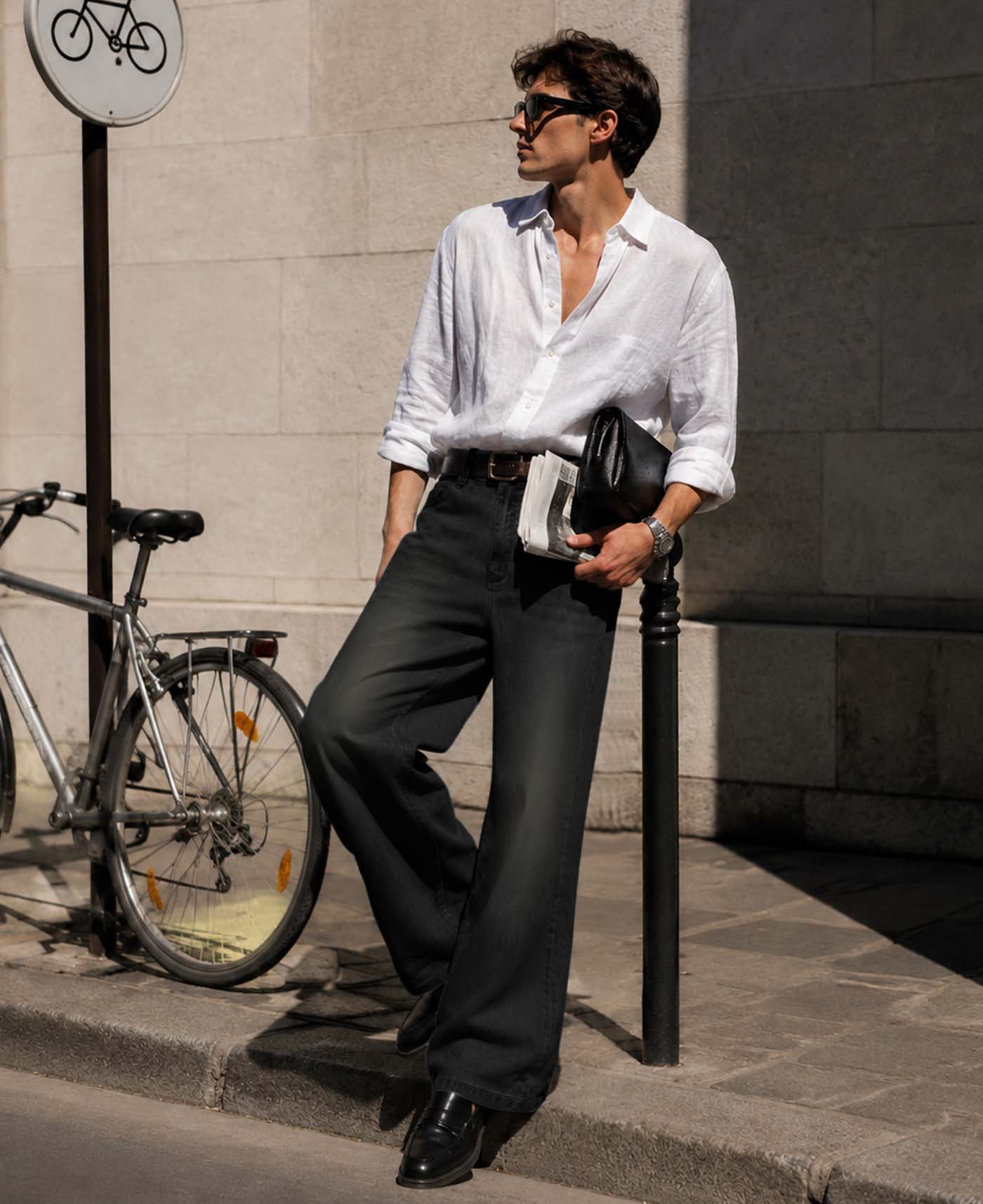 Mens Bootcut Jeans— Wide Leg & Stretch