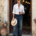 Mens Bootcut Jeans— Wide Leg & Stretch