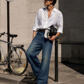 Mens Bootcut Jeans— Wide Leg & Stretch