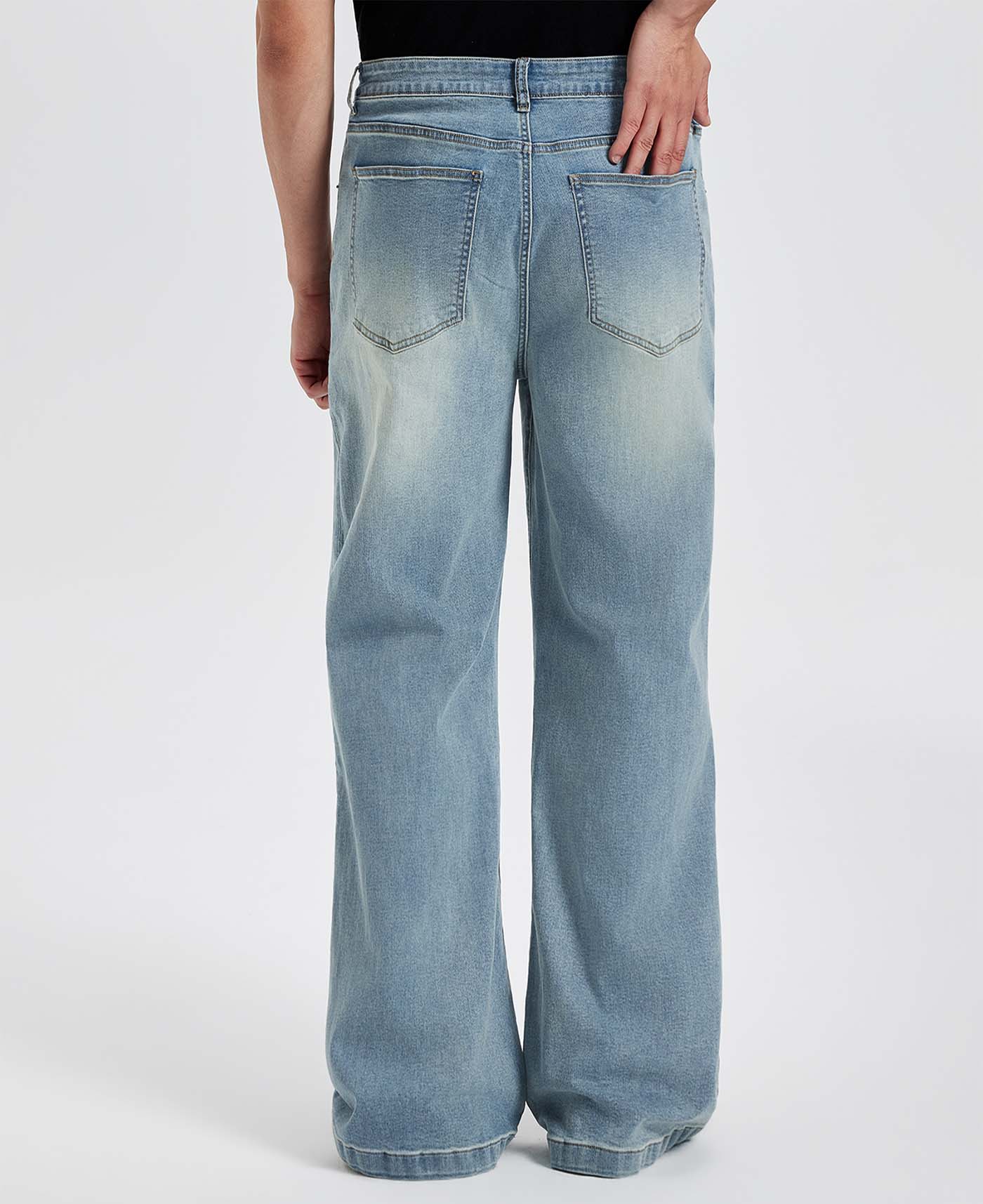 Mens Bootcut Jeans— Wide Leg & Stretch