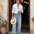 Mens Bootcut Jeans— Wide Leg & Stretch