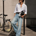 Mens Bootcut Jeans— Wide Leg & Stretch