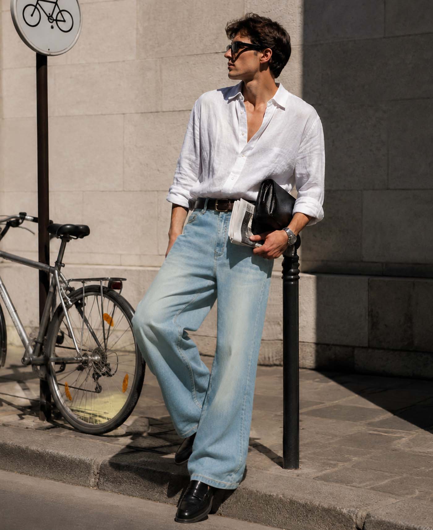 Mens Bootcut Jeans— Wide Leg & Stretch