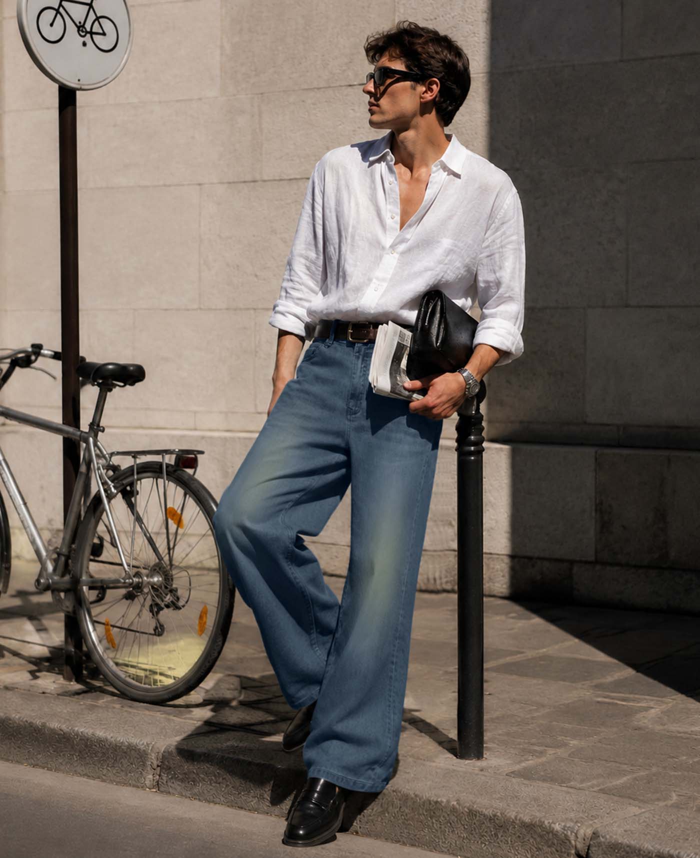 Mens Bootcut Jeans— Wide Leg & Stretch