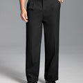 Mens Cuffed Wide Leg Pants — Sword Tab & Inner Drawstring