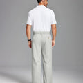 Mens Cuffed Wide Leg Pants — Sword Tab & Inner Drawstring