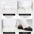 Mens Cuffed Wide Leg Pants — Sword Tab & Inner Drawstring