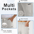 Features: front pockets, adjustable drawstring, side buckle pockets, rear pockets on men's durable multipants.