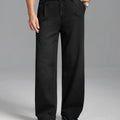Mens Wide Leg Jeans — Extended Tab Leg & Inner Drawstring