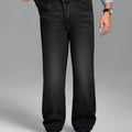 Mens Fleece Lined Bootcut Jeans— Wide Leg & Stretch