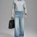 Mens Fleece Lined Bootcut Jeans— Wide Leg & Stretch