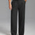 Fleece Lined Dress Pants- Sword-shaped Tab & Wide Leg