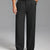 Fleece Lined Dress Pants- Sword-shaped Tab & Wide Leg