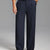 Fleece Lined Dress Pants- Sword-shaped Tab & Wide Leg