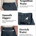 Soft, stretchy, breathable, wrinkle-resistant fabric, ideal for all-day wear in men¡¯s Gurkha wide leg trousers.