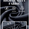 Features: Neapolitan waistband (better fit), smooth custom metal zipper, elastic waist for formal comfort.