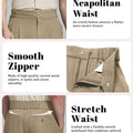 Soft, stretchy, breathable, wrinkle-resistant fabric, ideal for all-day wear in men¡¯s Gurkha wide leg trousers.