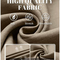 Features: Neapolitan waistband (better fit), smooth custom metal zipper, elastic waist for formal comfort.