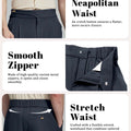 Soft, stretchy, breathable, wrinkle-resistant fabric, ideal for all-day wear in men¡¯s Gurkha wide leg trousers.