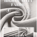 Features: Neapolitan waistband (better fit), smooth custom metal zipper, elastic waist for formal comfort.