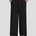 Mens Oversized Baggy Linen Pants – Wide Leg Hem