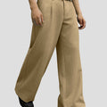 Mens Oversized Baggy Linen Pants – Wide Leg Hem