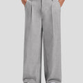 Mens Oversized Baggy Linen Pants – Wide Leg Hem