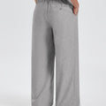 Mens Oversized Baggy Linen Pants – Wide Leg Hem