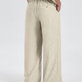Mens Oversized Baggy Linen Pants – Wide Leg Hem