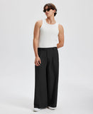Mens Oversized Baggy Pleated Pants — Wide Leg & Drawstring