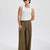 Mens Oversized Baggy Pleated Pants — Wide Leg & Drawstring