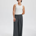 Mens Oversized Baggy Pleated Pants — Wide Leg & Drawstring