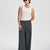 Mens Oversized Baggy Pleated Pants — Wide Leg & Drawstring