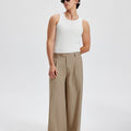Mens Oversized Baggy Pleated Pants — Wide Leg & Drawstring