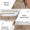 Mens Oversized Baggy Pleated Pants — Wide Leg & Drawstring
