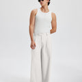 Mens Oversized Baggy Pleated Pants — Wide Leg & Drawstring