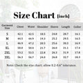 SUSCLUDE size chart (inches): chest, waist, shoulder, sleeve, length, neck, with 0.2¨C0.6" manual tolerance.