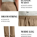 Mens Pinstripe Pleated Pants — Wide Leg & Striped