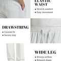 Mens Pinstripe Pleated Pants — Wide Leg & Striped