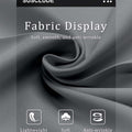 Lightweight soft wrinkle resistant fabric ideal for everyday wear with minimal care needed.